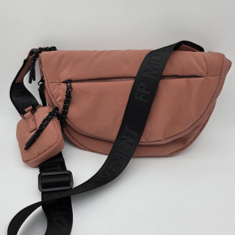 Free People FP Movement Sling Bag Hit The Trails In Rose Dust